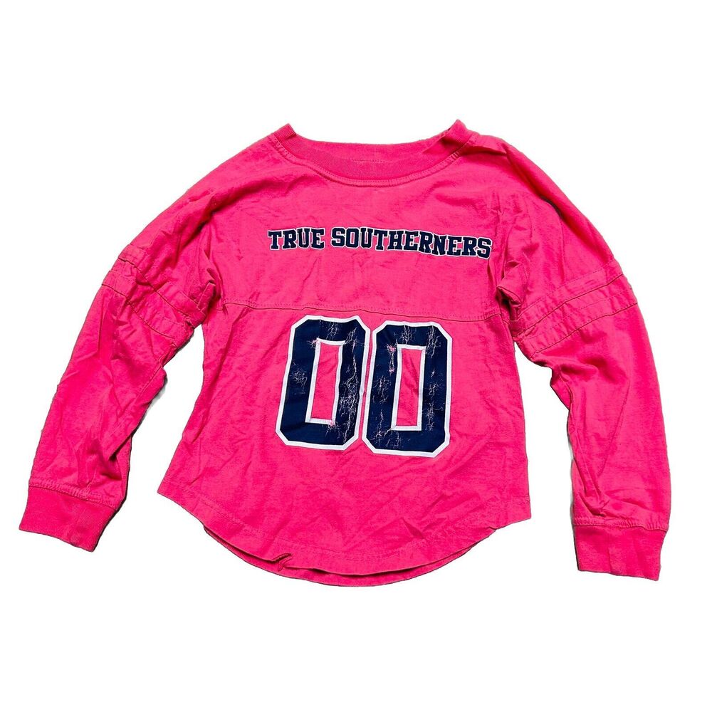 Boxer Craft Pink True Southerners Belles Long Sleeve Shirt Size YS